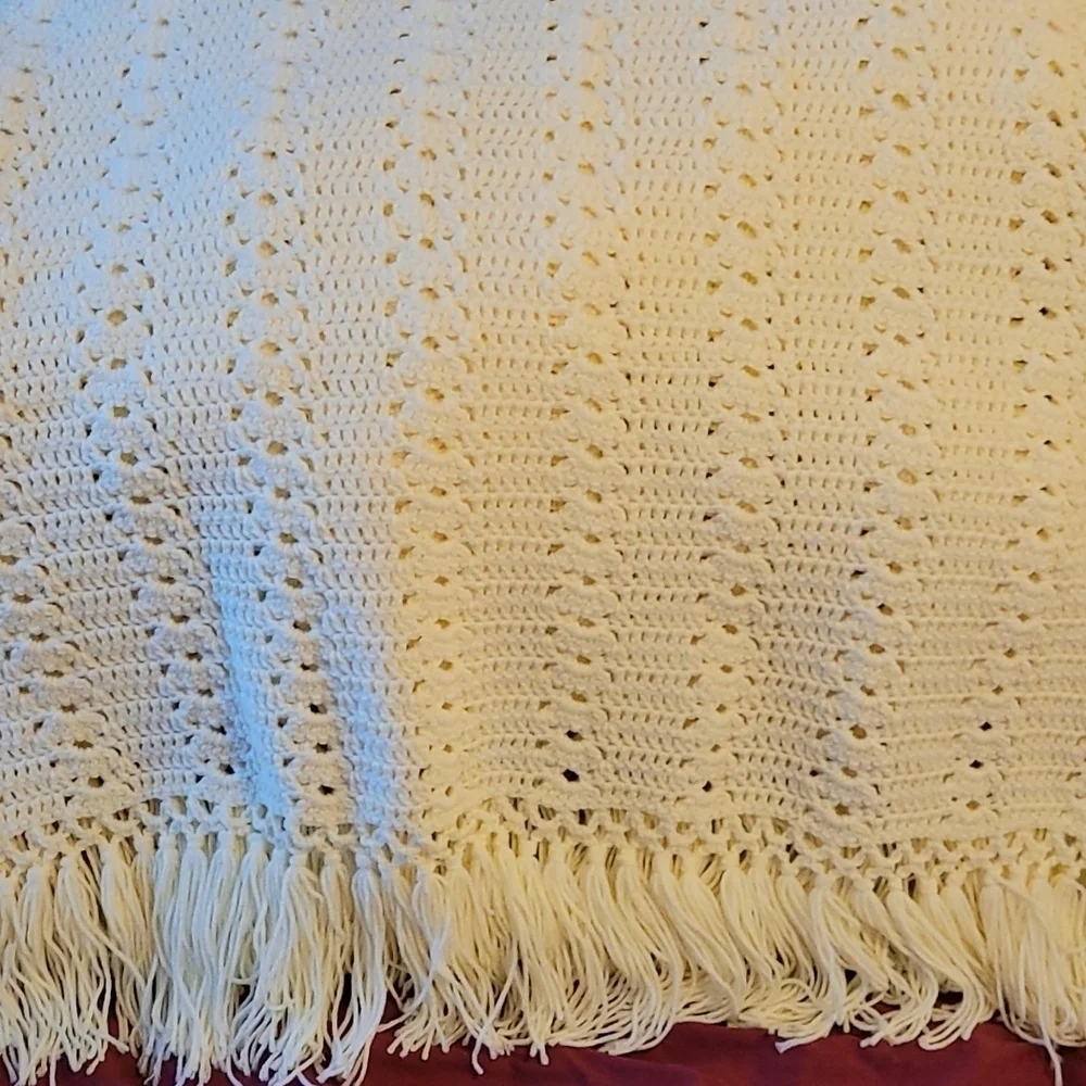Hand Crafted Crocheted Throw